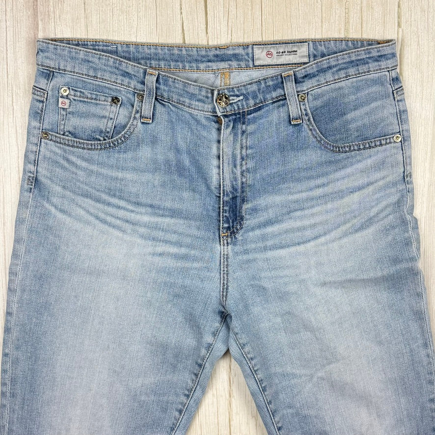 AG Adriano Goldschmied 'The Isabelle' High Rise Straight Crop Jeans- Size 32R