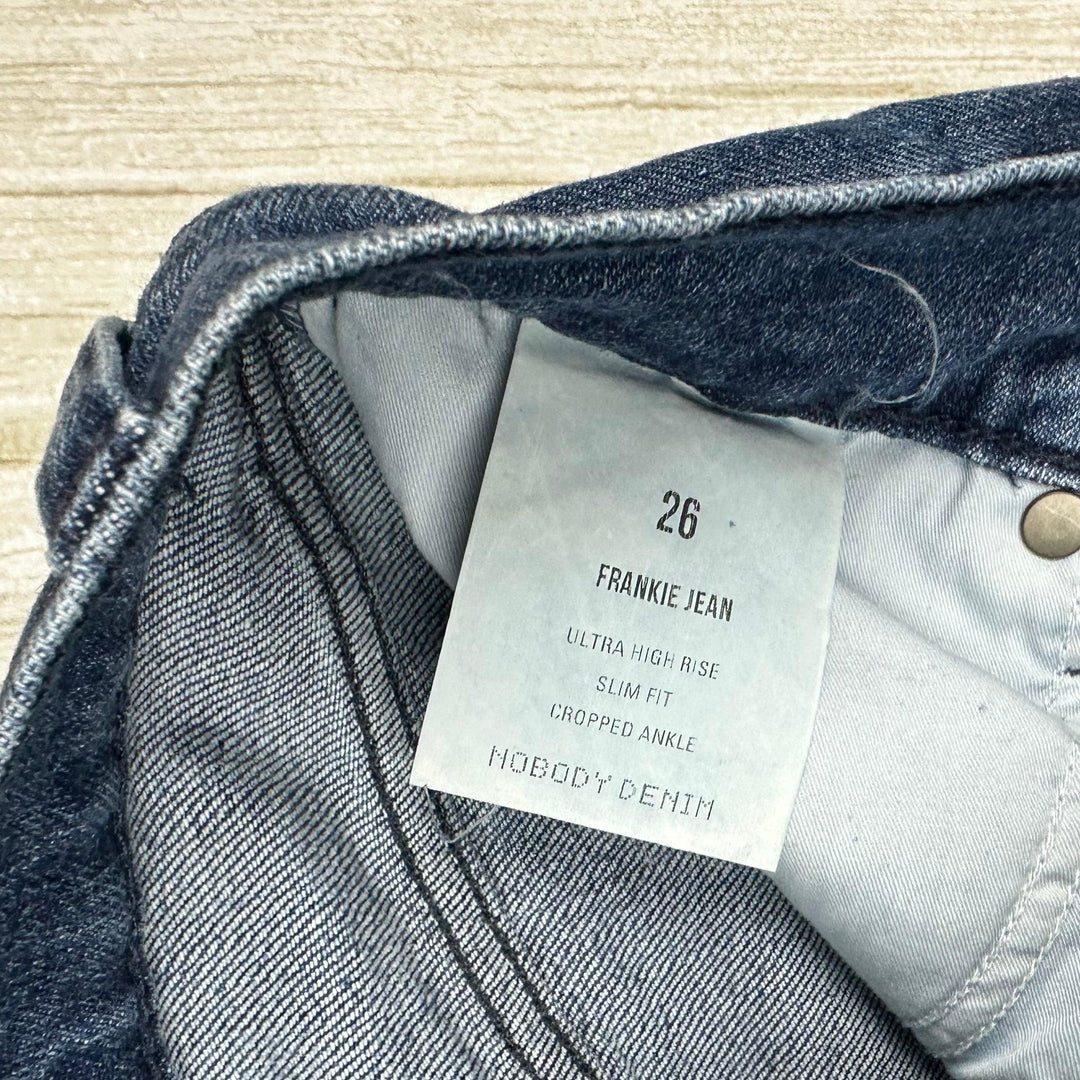 NOBODY 'Frankie Jean' High Rise Ankle Stretch Ink Jeans- Size 26