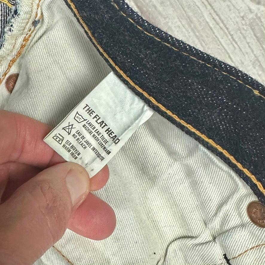 The Flat Head Mens Selvedge Jeans Made in Japan - Suit Size 34/38