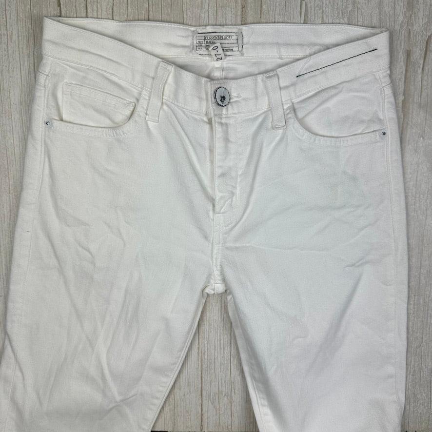 Current/Elliot 'The Stove Pipe' White Straight Jeans- Size 27