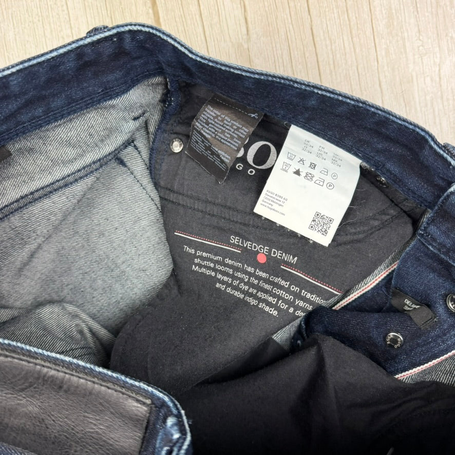 Hugo Boss Men's 'Delaware3-Edge' Selvedge Mens Jeans- Size 32