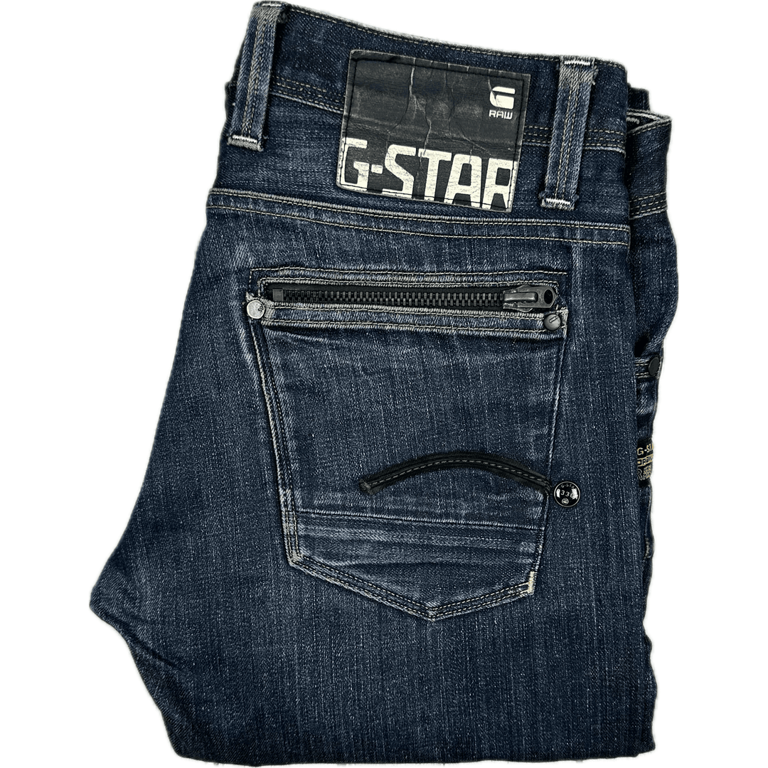 G Star RAW 3301 'Attacc Low Straight' Jeans -Size 32 - Jean Pool