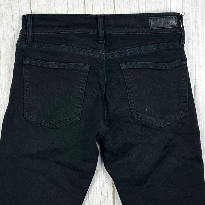 Ralph Lauren Polo Ladies 'Tompkins Skinny ' Black Jeans -Size 25