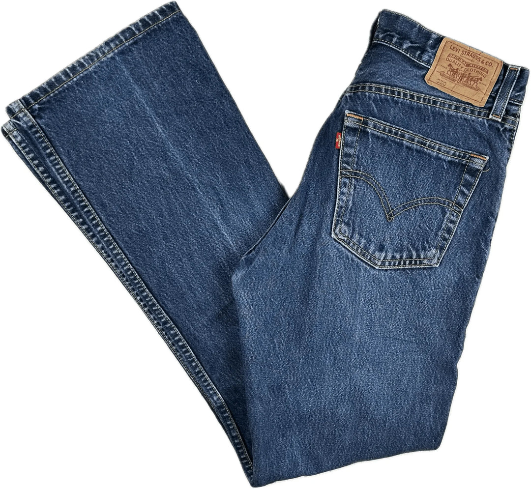 Vintage 90's Aussie Made Levi 550 Bootcut Jeans -Suit Size 7/8