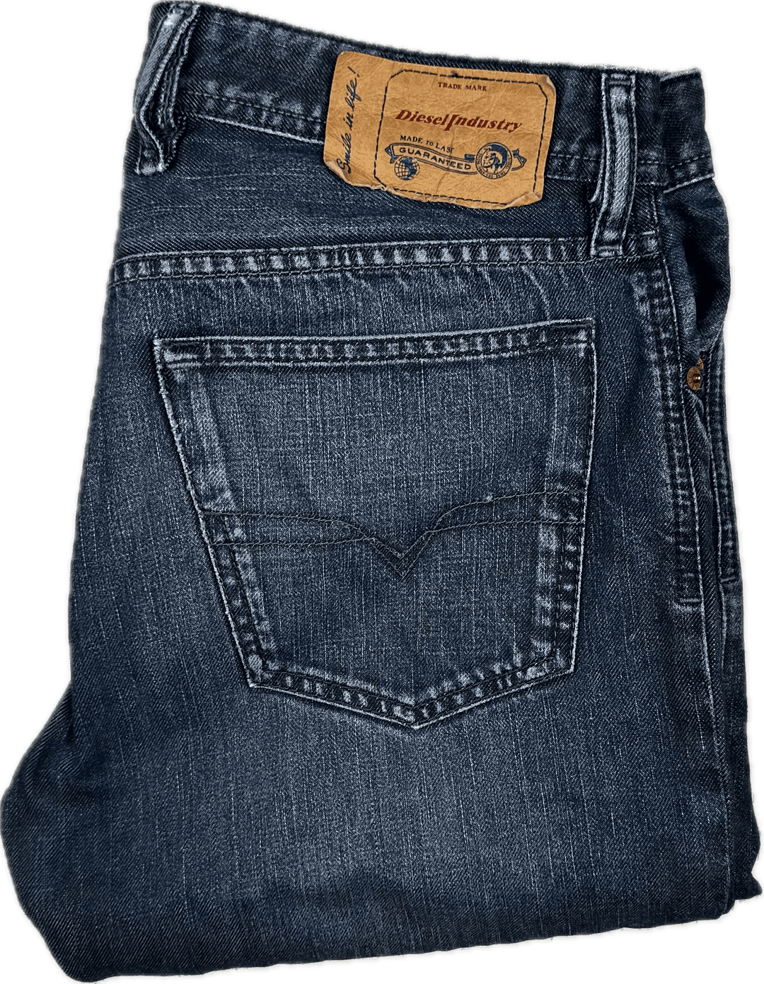 Diesel 'Waykee' Denim Regular Straight Fit Jeans -Size 32S