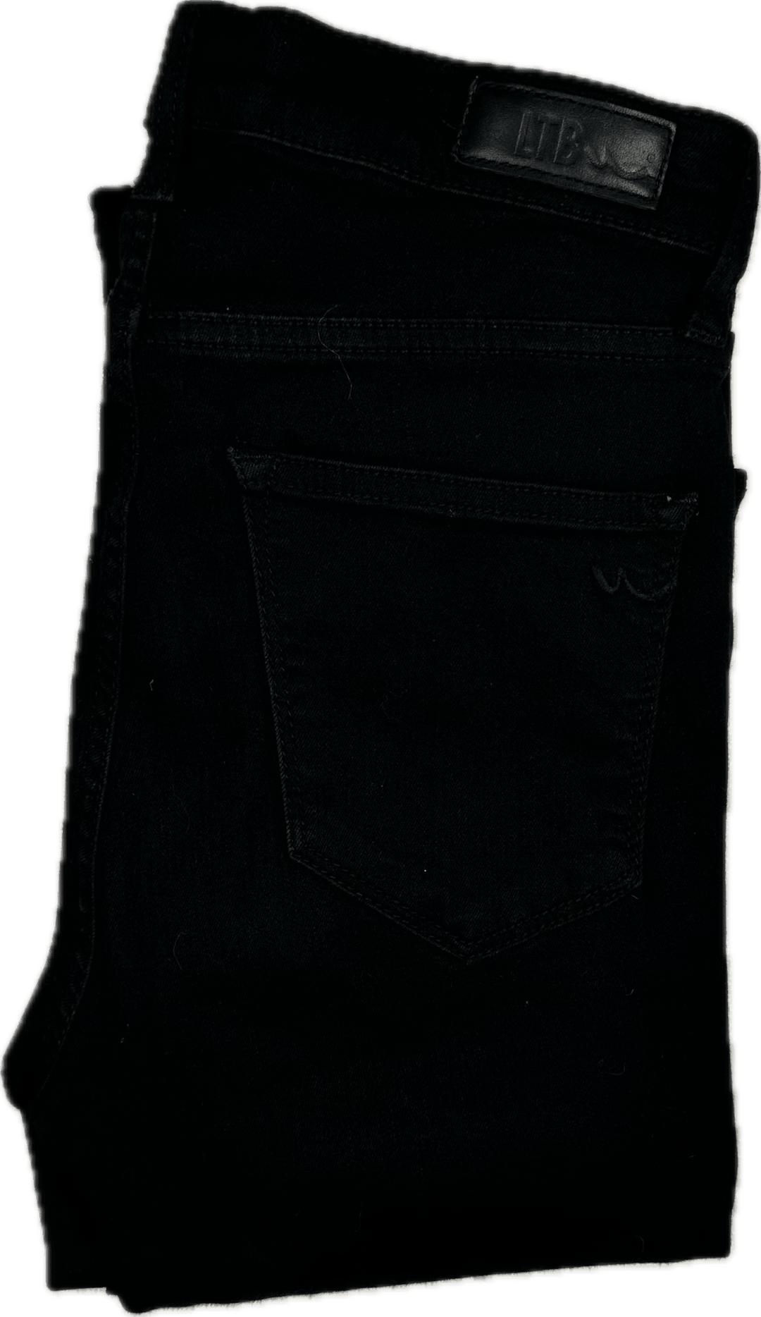 LTB Ladies Black 'Tanya X 'Mid Rise Skinny Jeans -Size 28