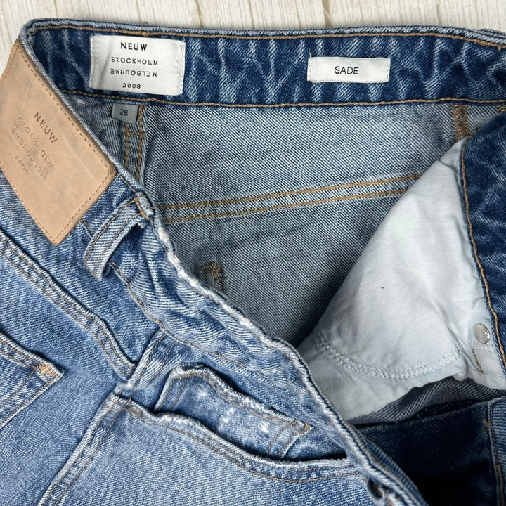 NEUW Ladies 'SADE' Relaxed Cut Off Shorts - Size 28