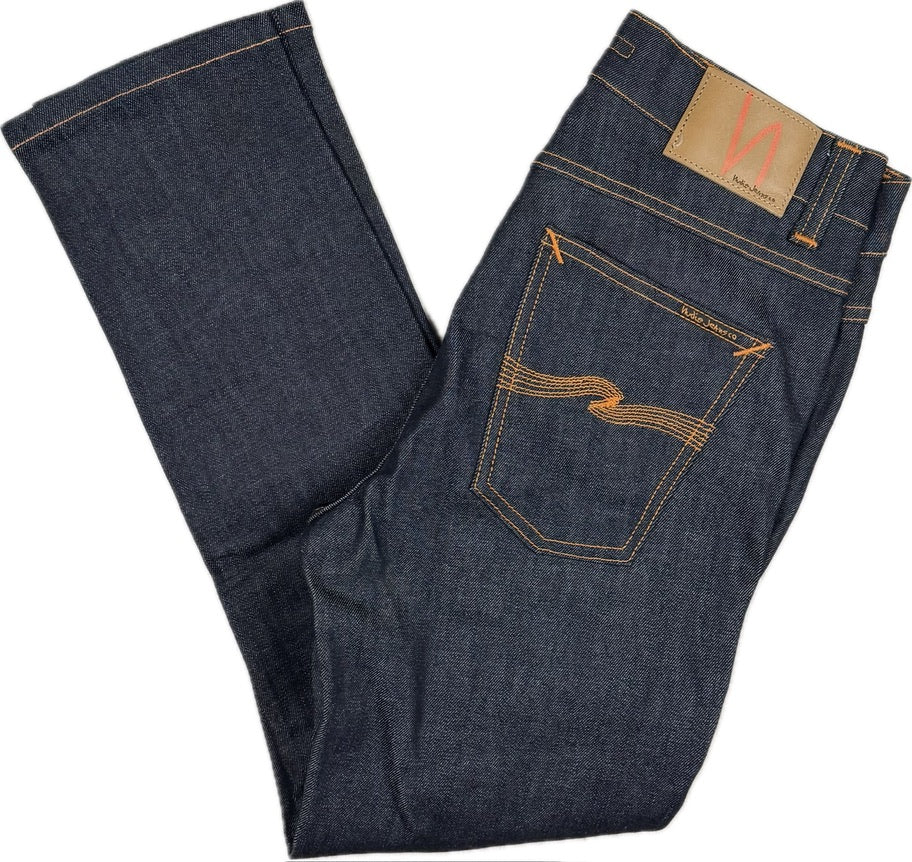 Nudie 'Lean Dean' Dry 16 Dips Wash Organic Cotton Jeans- Size 28S