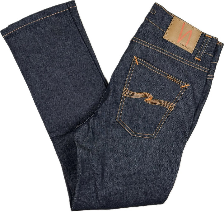 Nudie 'Lean Dean' Dry 16 Dips Wash Organic Cotton Jeans- Size 28S