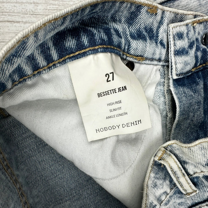 NOBODY 'Bessette Jean'  High Rise Ankle Jeans- Size 27