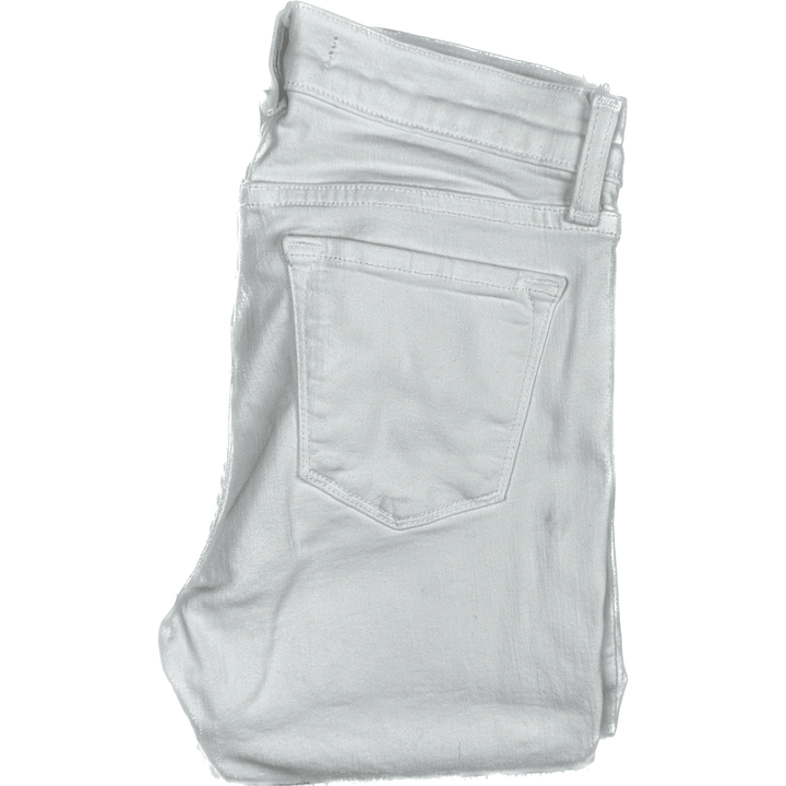 J Brand 'Skinny Leg' Mid Rise Blanc White Jeans - Size 27 - Jean Pool