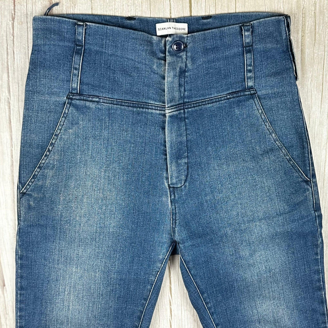 Scanlan & Theodore  High Rise Crop Flare Jeans- Size 10