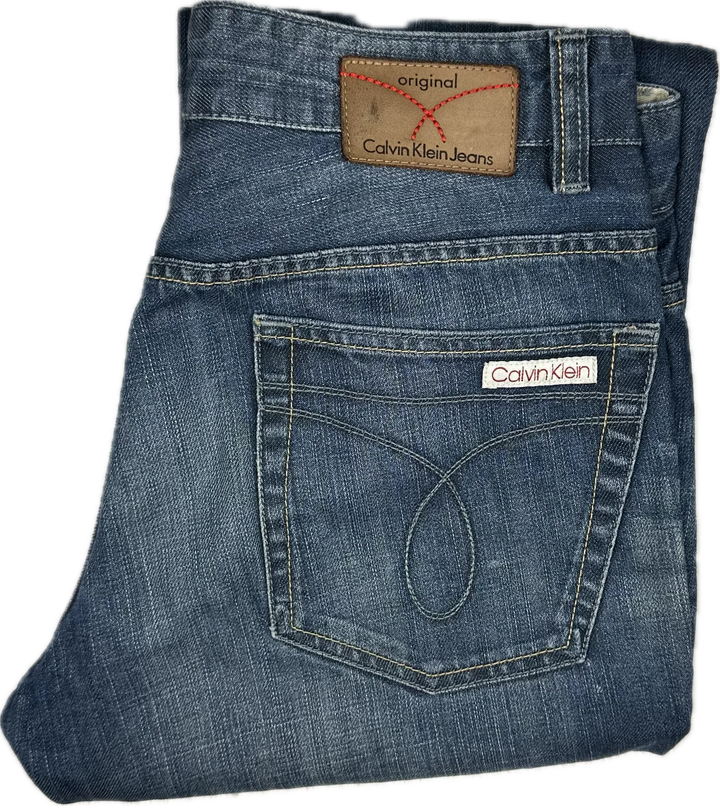 Calvin Klein Y2K  Low Rise Bootcut Denim Jeans - Size 30