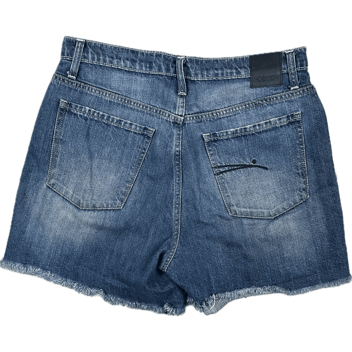 Nobody Distressed 'High Boy' Denim Shorts - Size 29 - Jean Pool