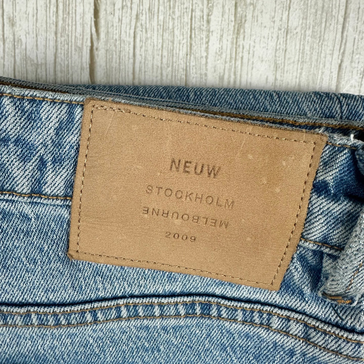 NEUW Ladies 'Mia' Low Rise Straight Leg Jeans - Size 28