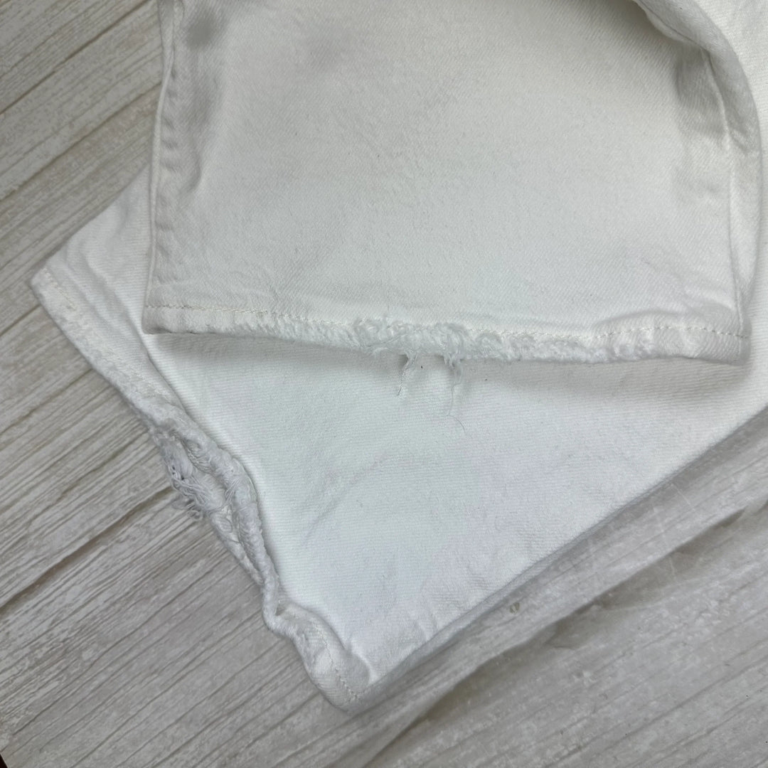 Levis Ladies ‘Ribcage Straight Ankle’ White Jeans  - Size 24