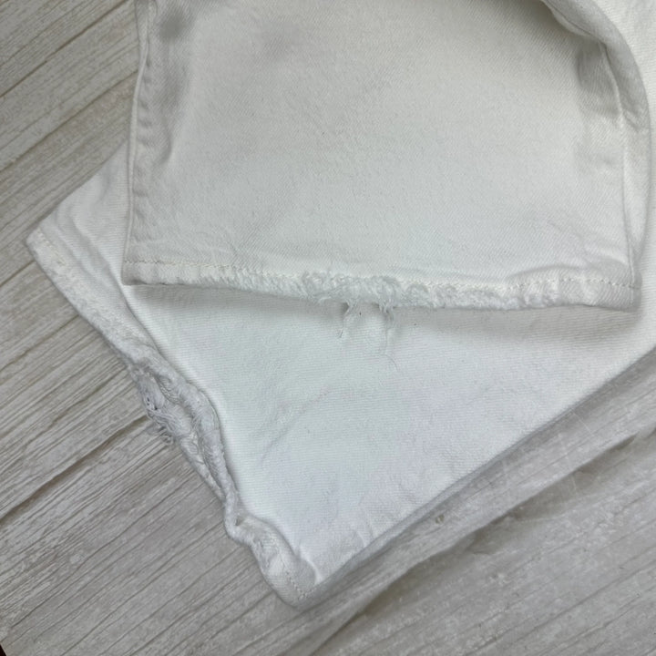 Levis Ladies ‘Ribcage Straight Ankle’ White Jeans  - Size 24