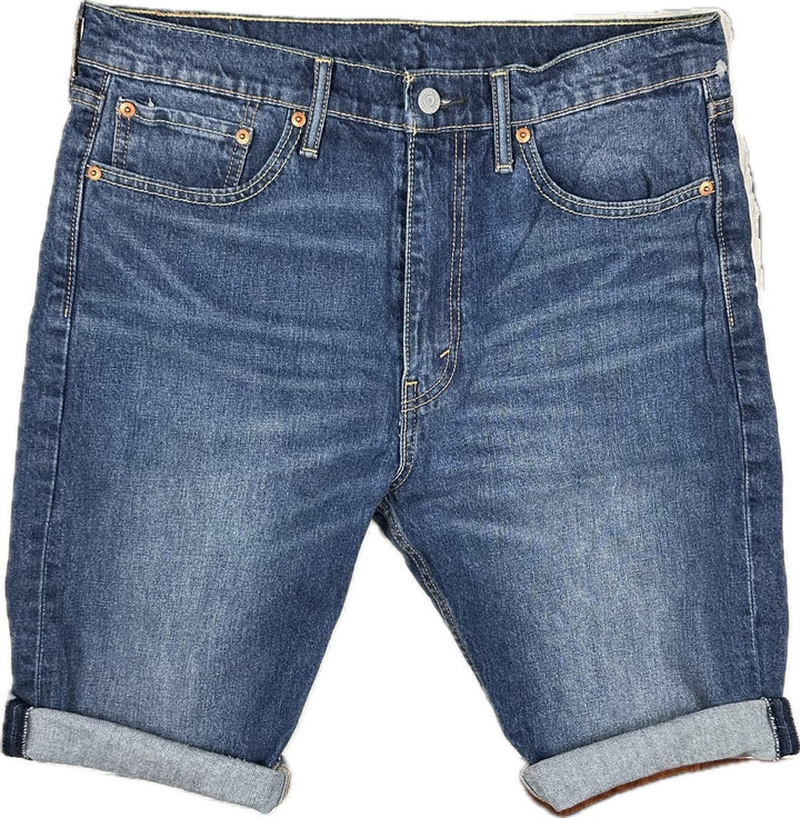 Levis 522 Mens Denim Cut Off Shorts -Size 33