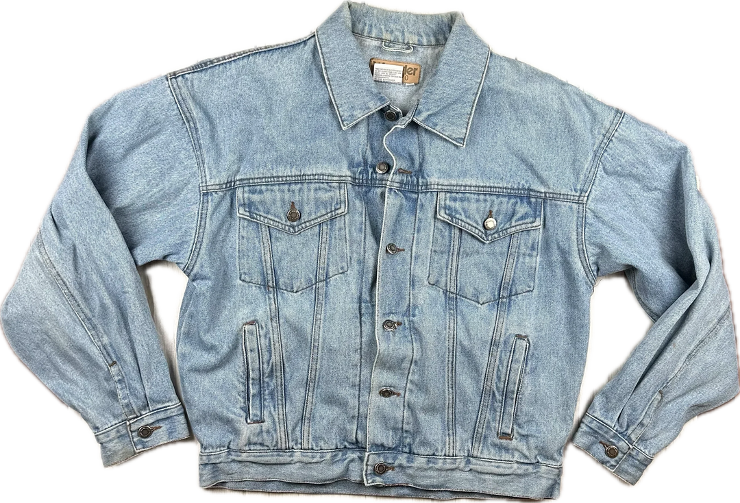 Wrangler Hero Y2K Relaxed Fit Denim Jean Jacket - Size M