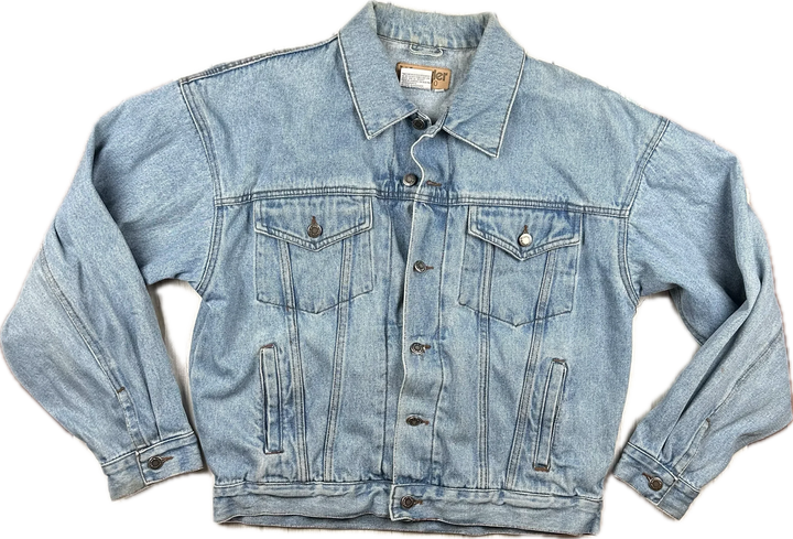 Wrangler Hero Y2K Relaxed Fit Denim Jean Jacket - Size M