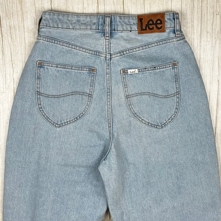 Lee Jeans 'High Baggy' Light Wash Jeans - Size 7 (25)