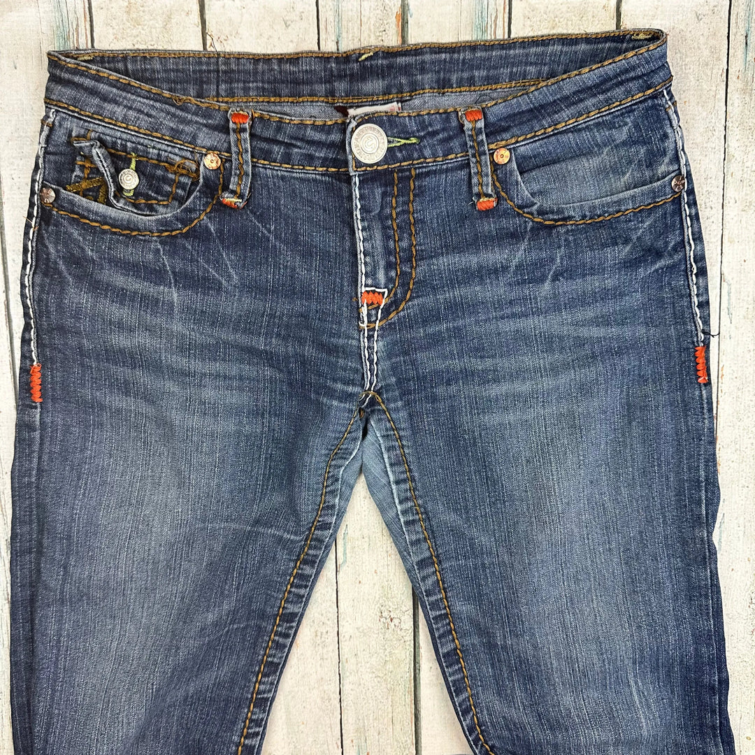 True Religion 'Joey' Low Rise Bootcut Jeans- Size 31 - Jean Pool