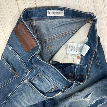 G Star Restored '3301 Tapered 3DR' Patch Look  Mens Jeans -Size 31/32