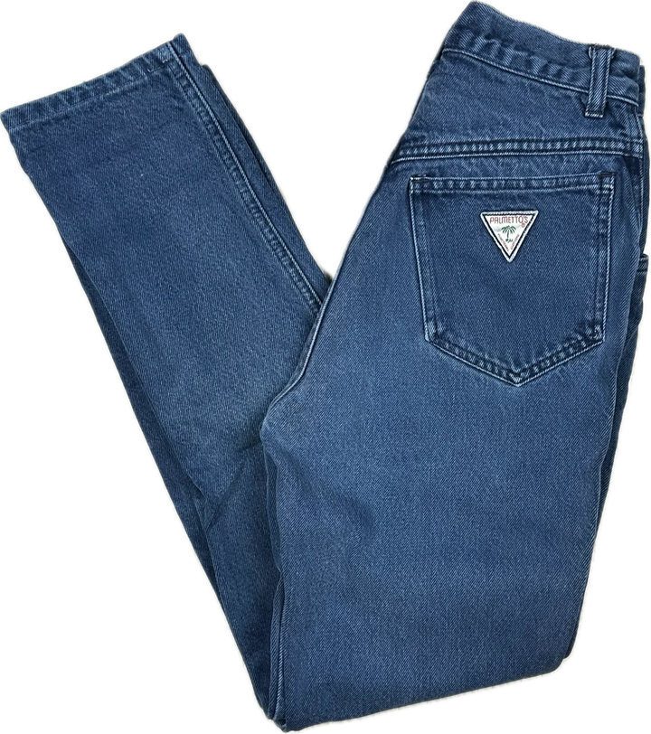 Vintage 80's Palmetto's 'Mom' Tapered Jeans- Suit Size 4/6