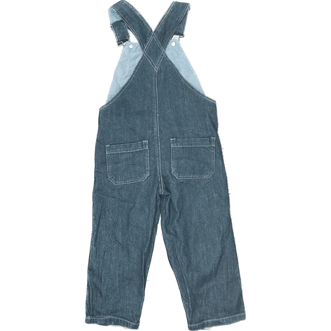 Classic Denim Bib & Brace Denim Overalls by bout chou - Size 24M - Jean Pool