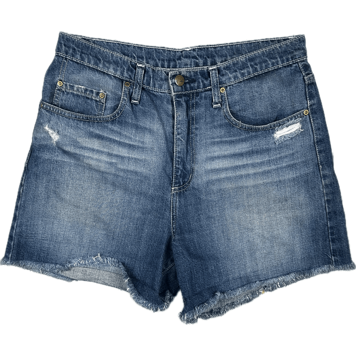 Nobody Distressed 'High Boy' Denim Shorts - Size 29 - Jean Pool