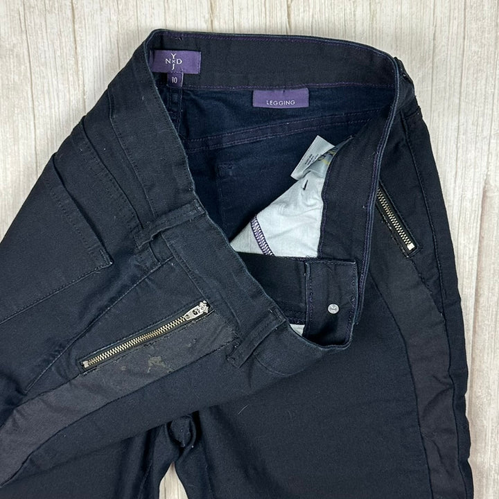 NYDJ 'Legging' Side Panel Stretch Jeans  -Size 10 US or 14AU