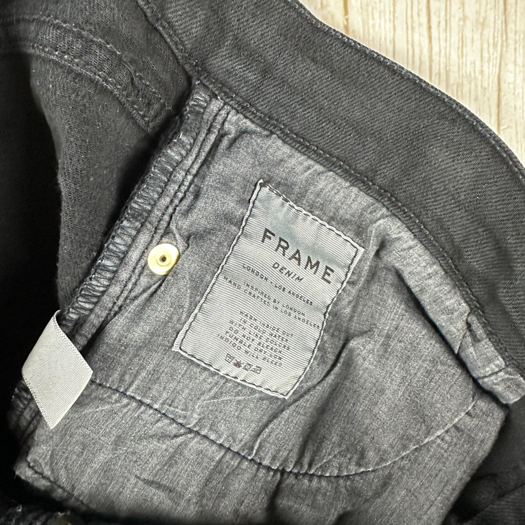 Frame Denim 'Le Garcon' Noir Boyfriend Jeans- Size 27