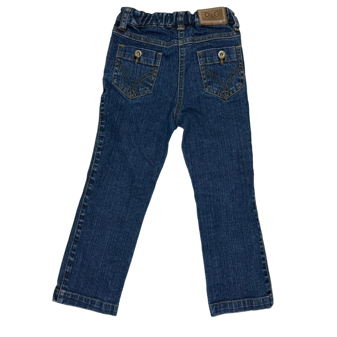Dolce &amp; Gabbana Classic Straight Kids Denim Jeans- Size 3