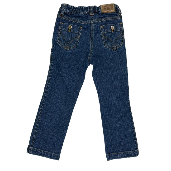 Dolce &amp; Gabbana Classic Straight Kids Denim Jeans- Size 3