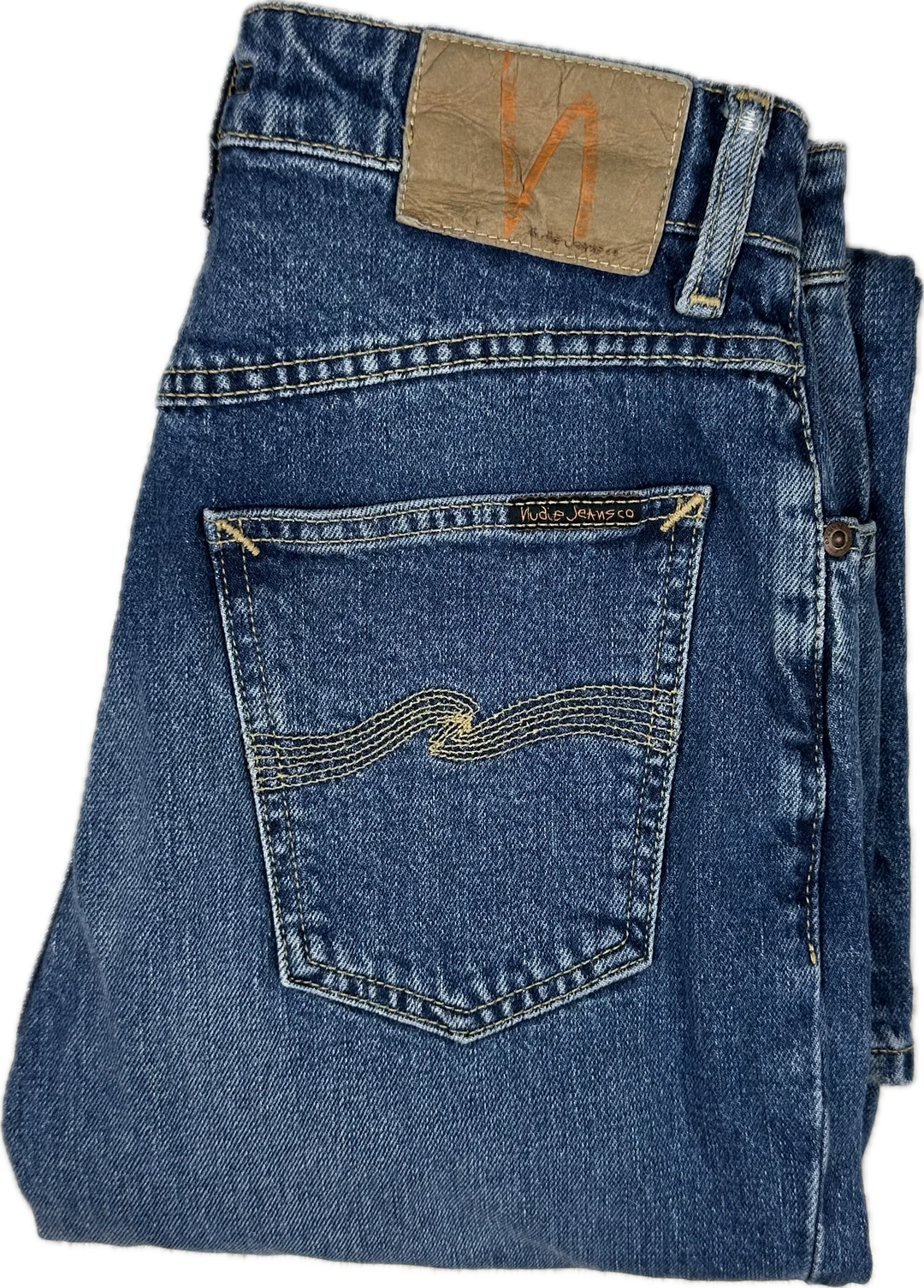Nudie Jeans Co. 'Rowdy Ruth' French Blue Wash Jeans - Size 28