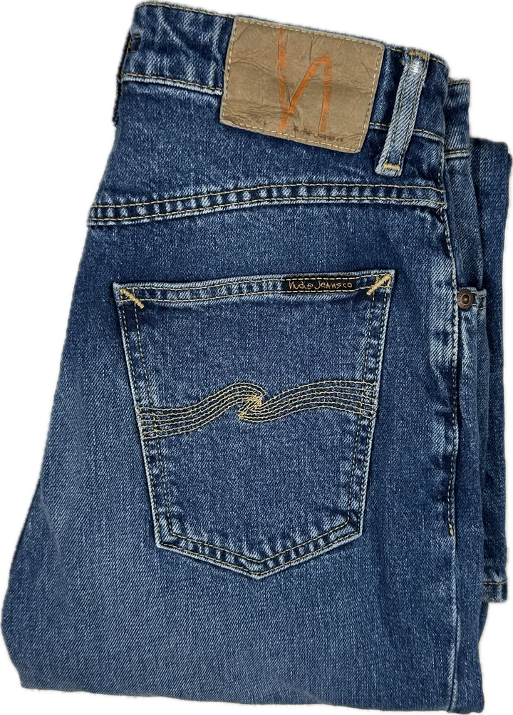 Nudie Jeans Co. 'Rowdy Ruth' French Blue Wash Jeans - Size 28