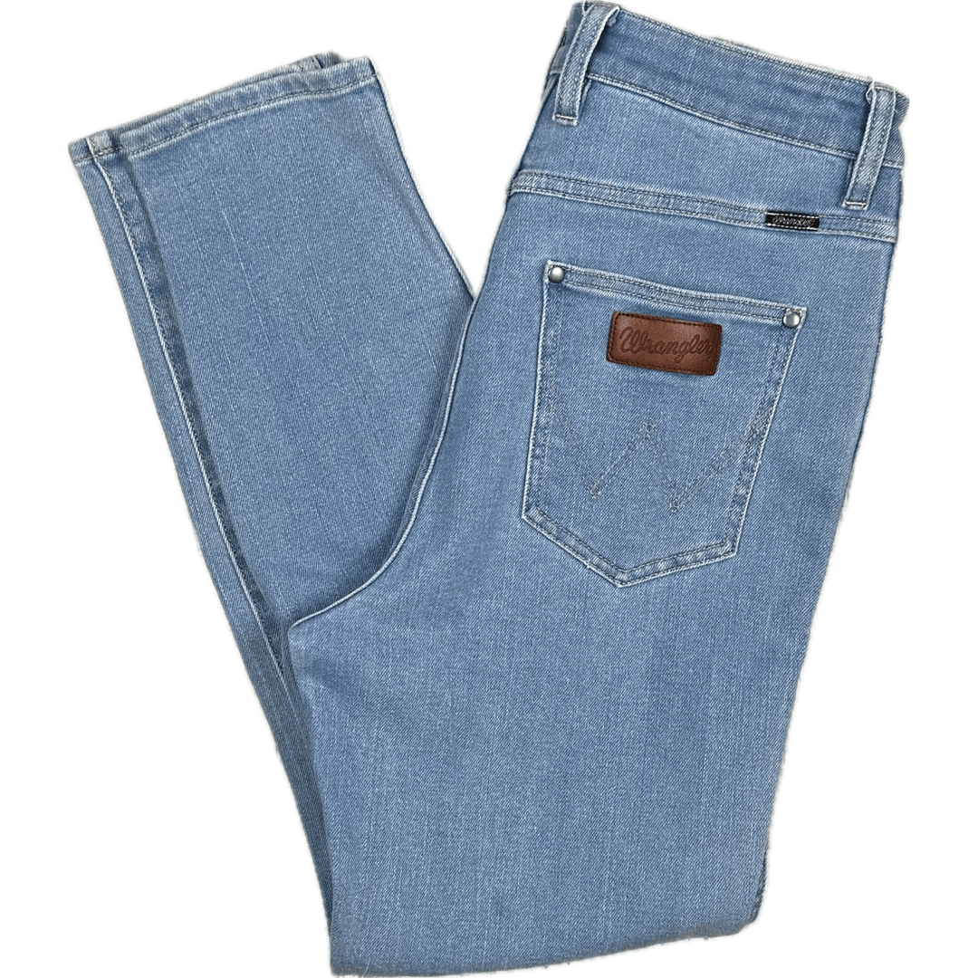 Wrangler 'Hi Pins' High Rise Skinny Jeans -Size 12 - Jean Pool