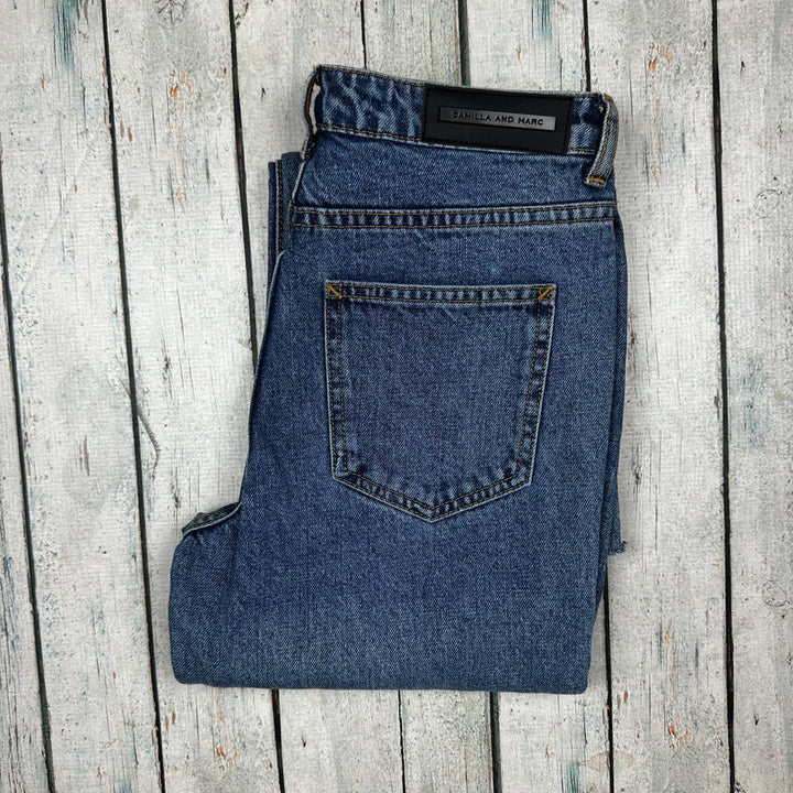 Camilla and Marc 'Neve' Classic Indigo Boyfriend Jeans -Size 25 - Jean Pool