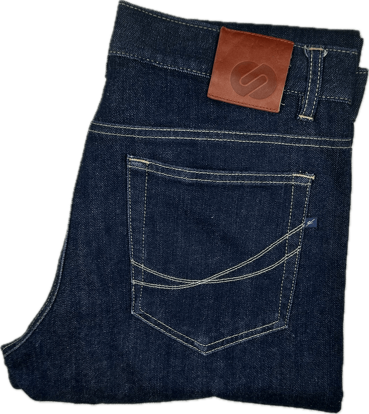 Comoditi Selvedge Stretch Mens Straight Denim Jeans - Size 31 S