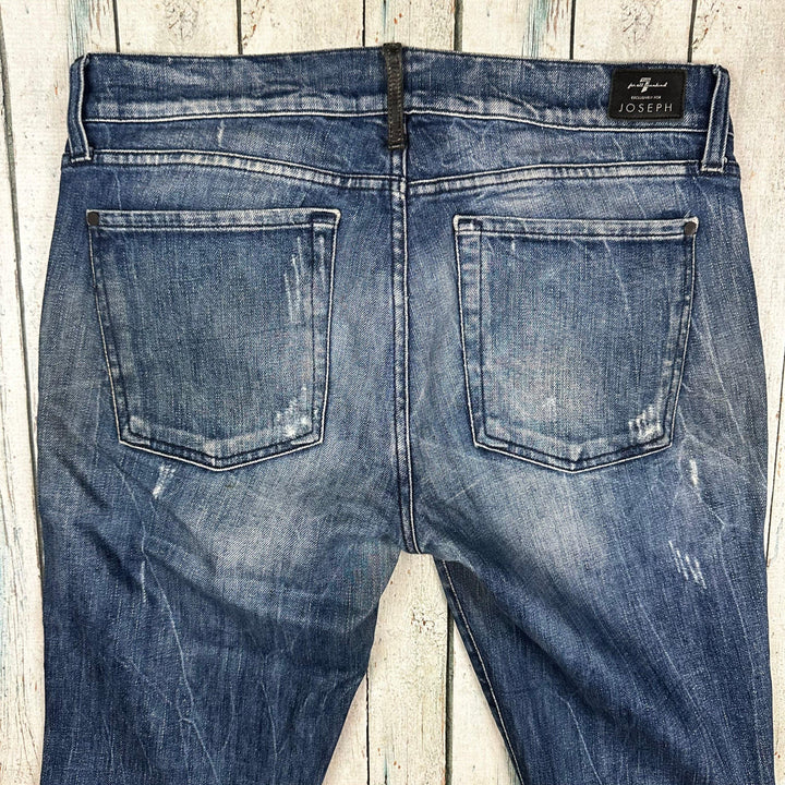 7 for all Mankind 'Joseph' Distressed Jeans - Size 32 - Jean Pool