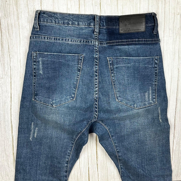 One Teaspoon Ladies Denim 'Kidds' Bow Leg Jeans - Size 26 or 8AU