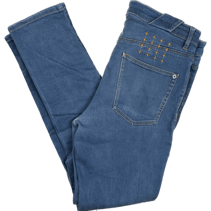 Ksubi Mens 'Chitch' Straight Leg Denim Jeans - Size 34 - Jean Pool