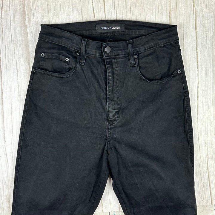 NOBODY Cult Skinny Ankle High Rise Black Jeans- Size 33 - Jean Pool