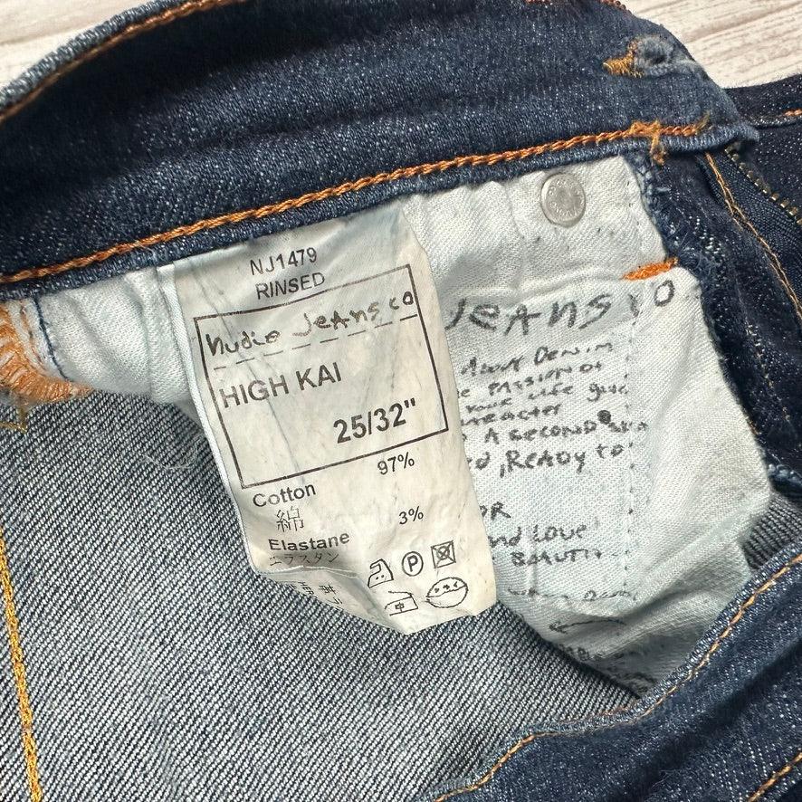 Nudie 'High Kai' Rinsed Wash Slim Fit Jeans- Size 25
