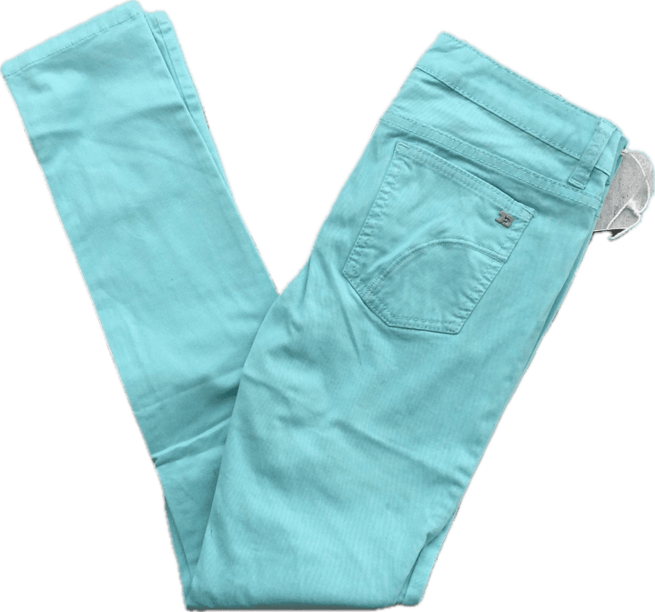 NWT - Joe's Jeans Turquoise Skinny Girls Jeans -Size 14 - Jean Pool