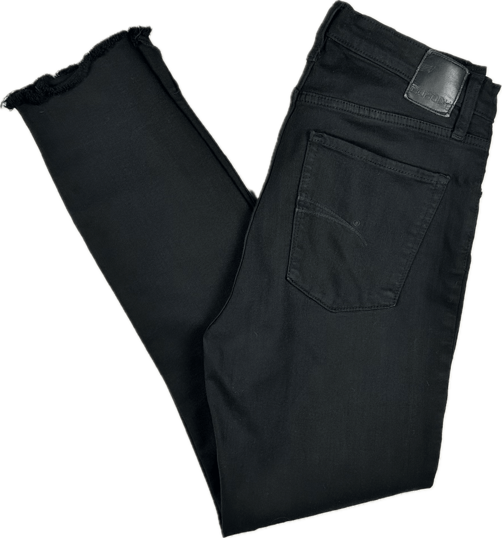 NOBODY Cult Ankle Skinny High Rise Black Jeans- Size 32 - Jean Pool