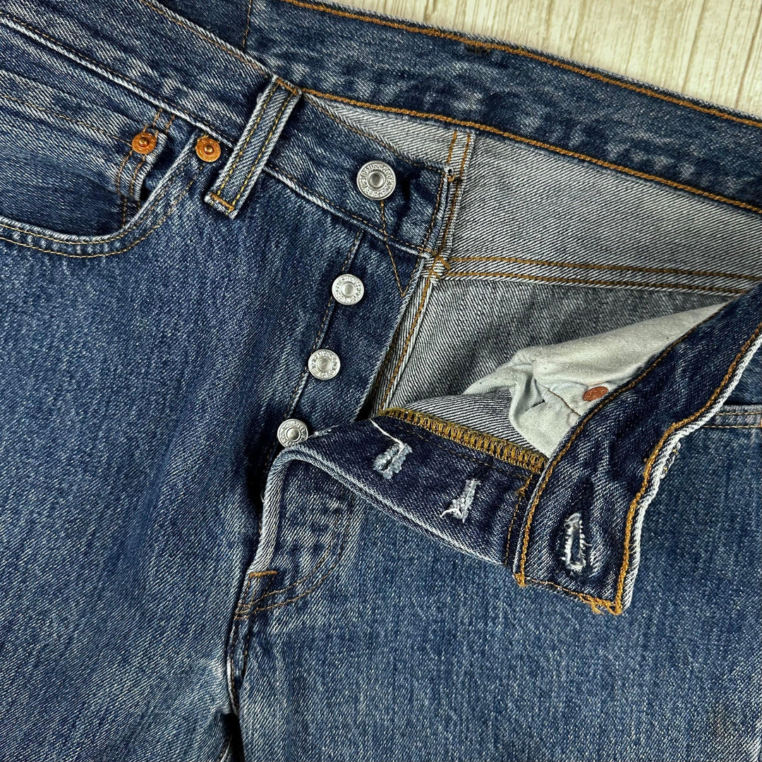 Levis 501 Mens Button Fly Denim Jeans - Size 31/32