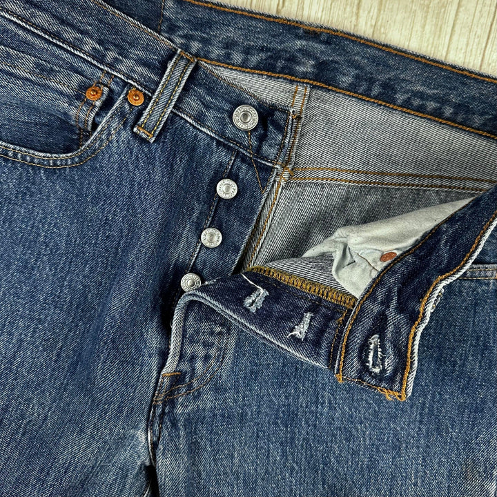 Levis 501 Mens Button Fly Denim Jeans - Size 31/32