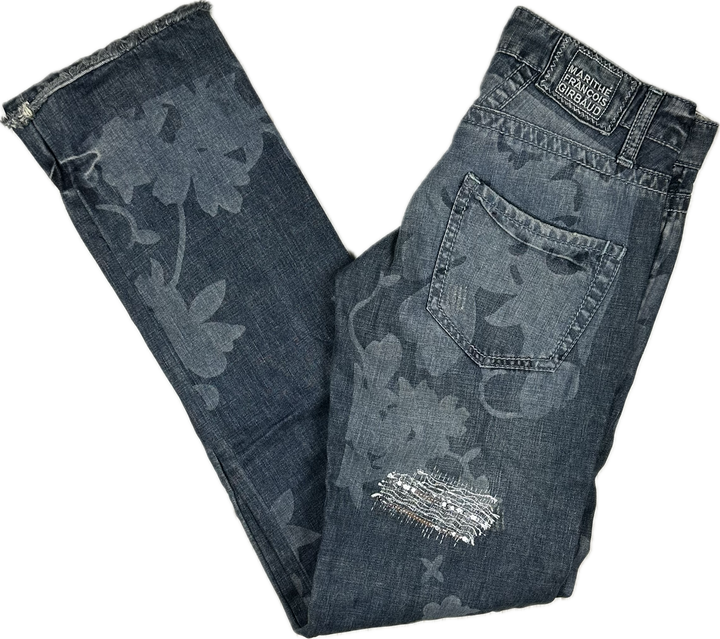 NWT - Marithe Francois Girbaud Printed Teen Jeans - Size 16