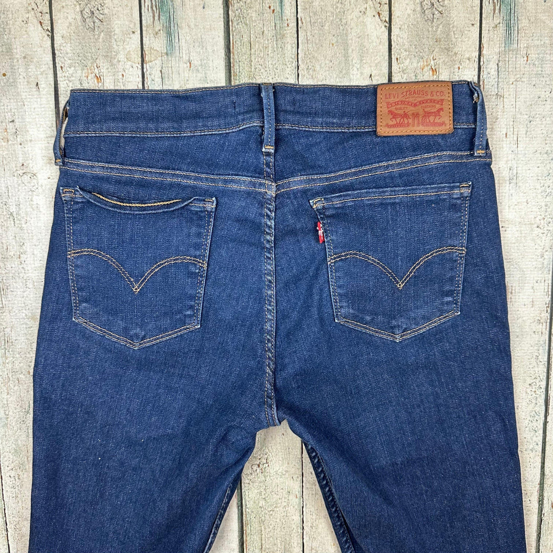 Levis 710 Super Skinny Mid Rise Denim Jeans - Size 29 - Jean Pool